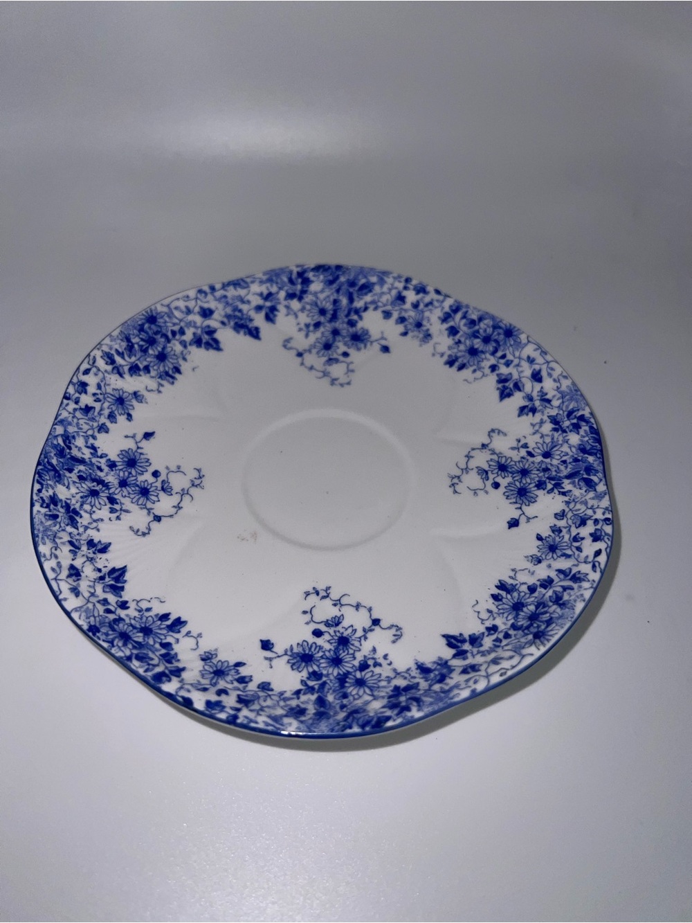 Vintage Shelley fine bone china tea saucer